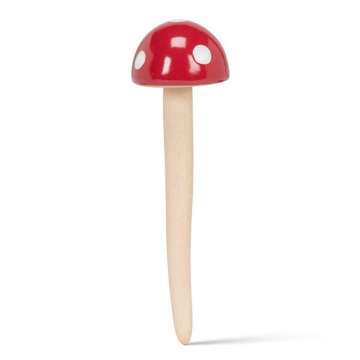 Abbott - Wholesale Outdoor Ornament/Decor - Mini Red Cap Mushroom Stake-3 Assorted-5"H