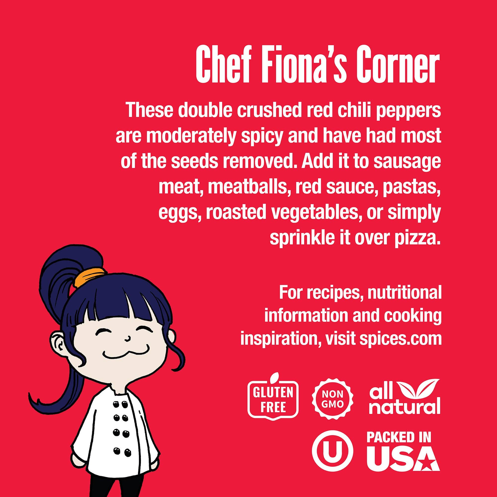 THE SPICE LAB - Wholesale Dried Spice - Double Crushed Red Pepper Flakes- Case of 6 - 3.1 oz Shaker Jars ($3.00 ea.) - Item #5081-PJ4-GRO2