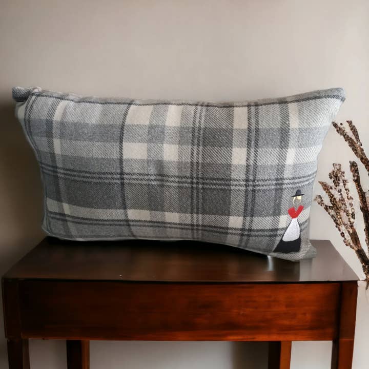 Embroidered Welsh Motif Cushion Covers Only for wholesale by Moose & Co