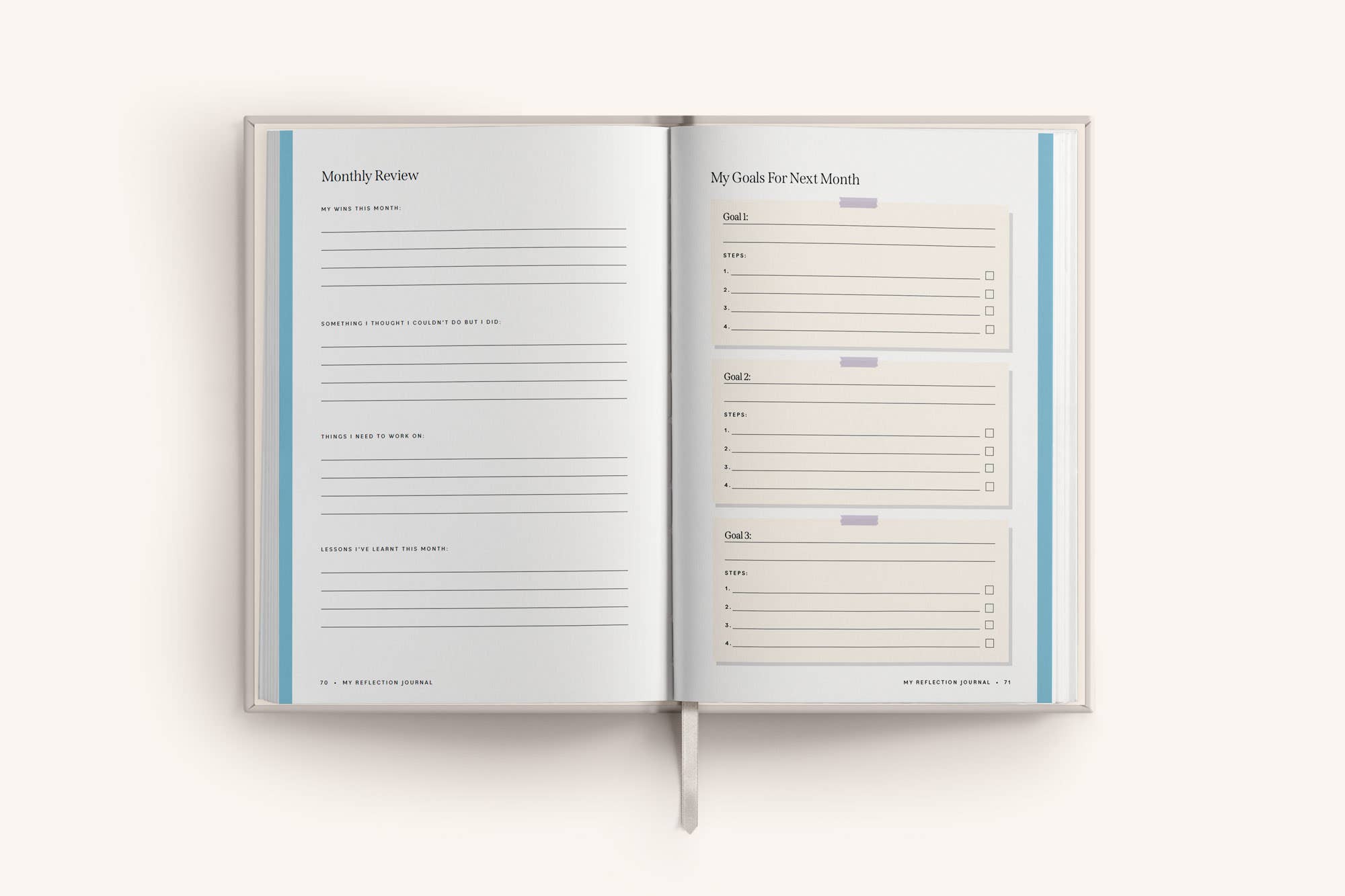 Mindful Champs - Vente Journal intime - Journal de réflexion quotidien pour adultes - 6 mois8