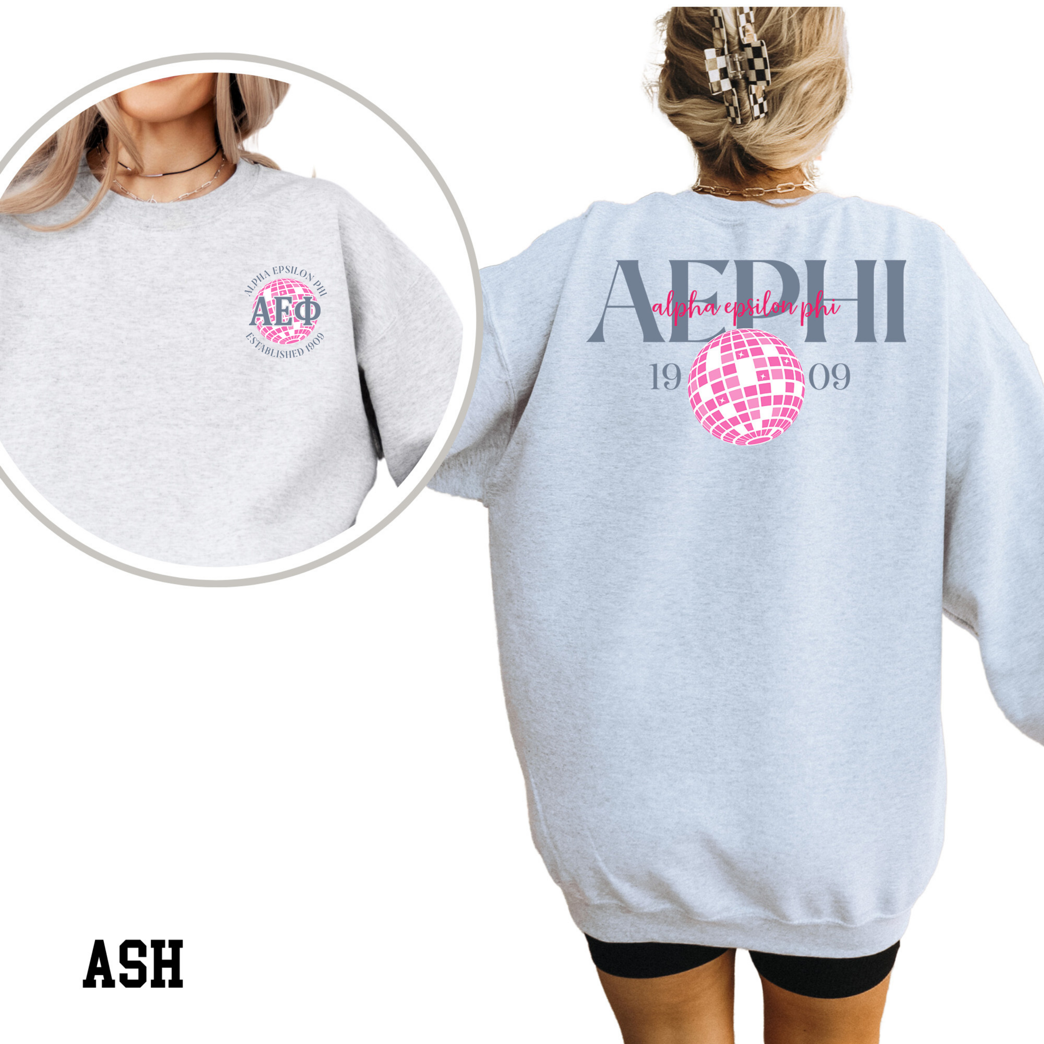 Kite and Crest - Wholesale Graphic Sweatshirt - Women's - Disco Sorority Sweatshirt2