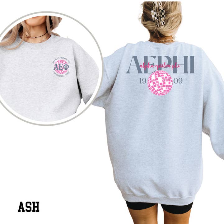 Kite and Crest - Wholesale Graphic Sweatshirt - Women's - Disco Sorority Sweatshirt2