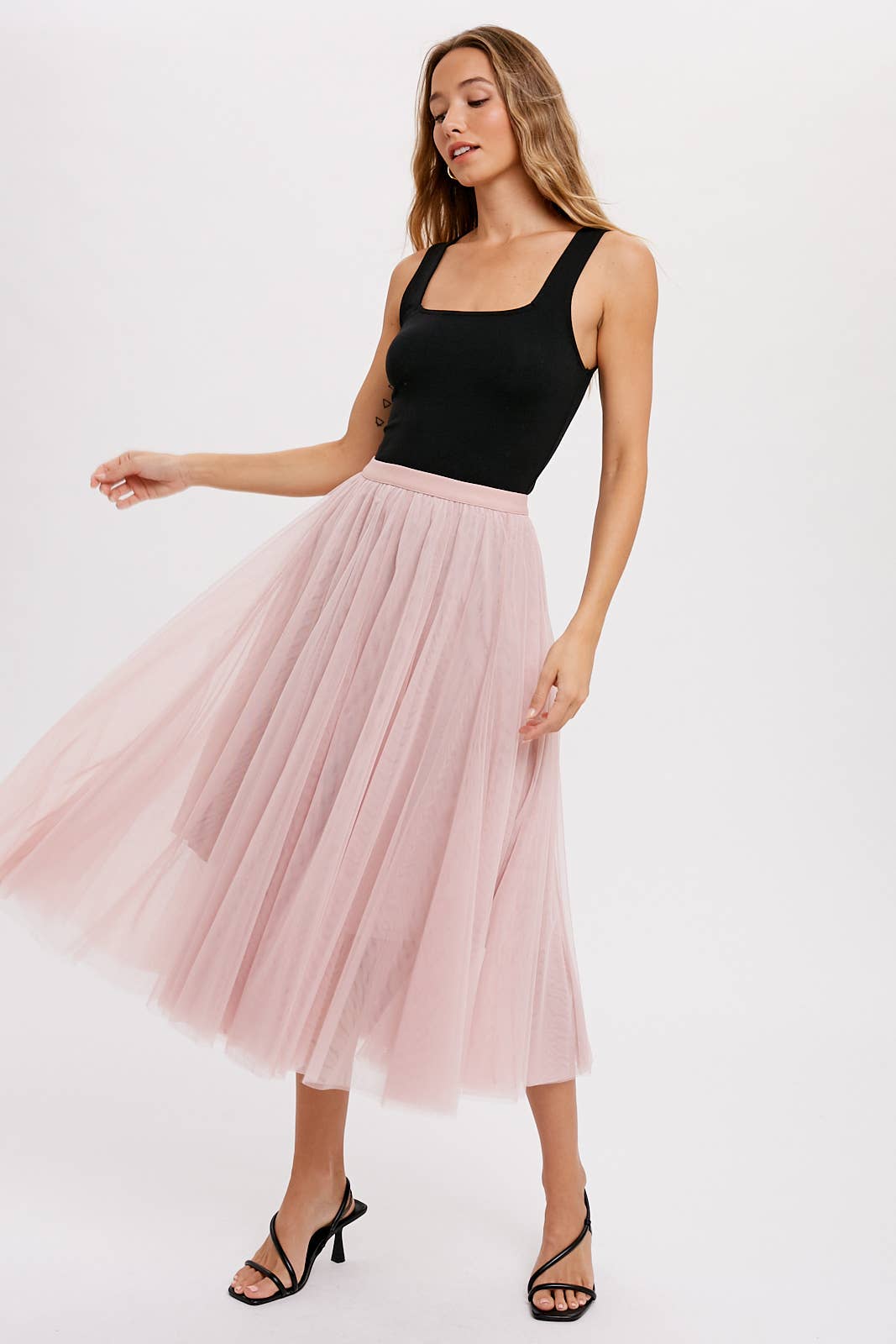 Bluivy - Wholesale Skirt - Women's - TULLE MIDI SKIRT69
