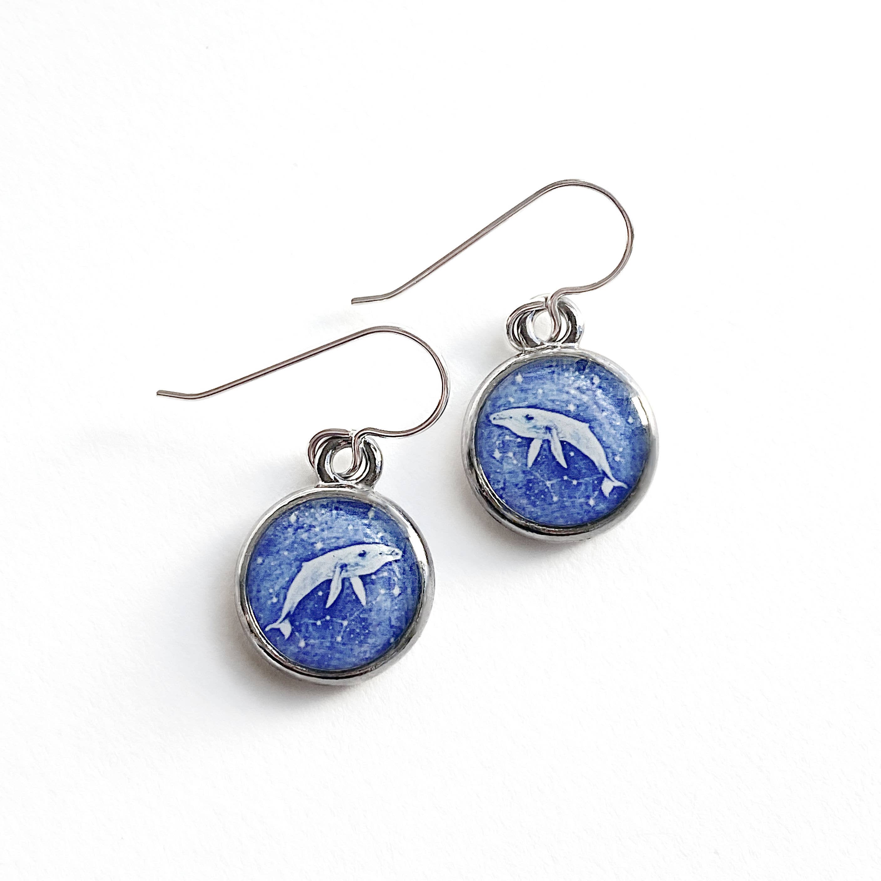 Seed and Sky - Venta al por mayor Pendientes colgantes - Pendiente de Plata de Ballena1