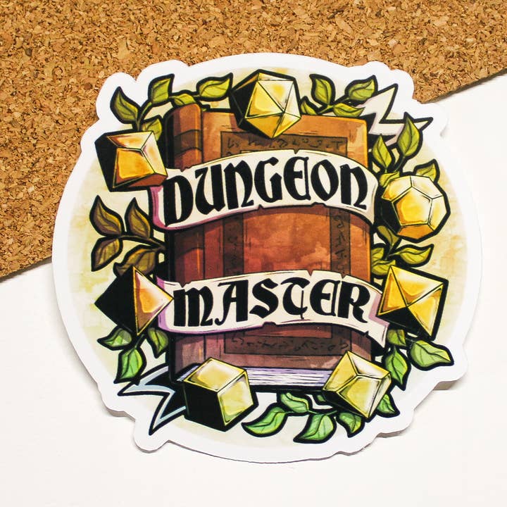 Dungeon Master Sticker for wholesale by Nemissa's Northwood Arts
