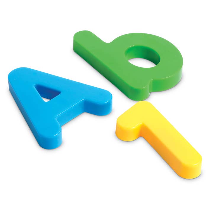 Learning Resources - Wholesale Toy Set - Kids - Jumbo Magnetic Letters & Numbers Bundle, 116 Pieces