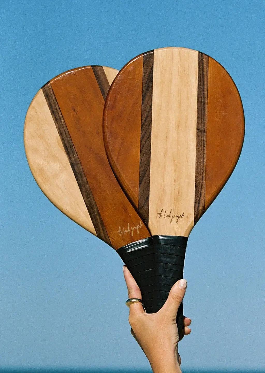 The Beach People - Venta al por mayor Accesorios de deporte - Set de paletas y pelotas de madera12