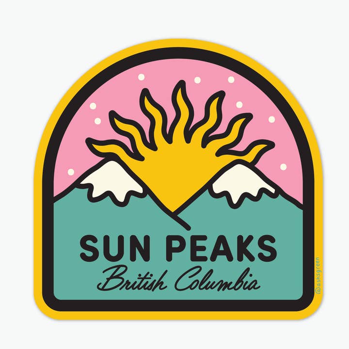 Sun Peaks - BC Skidbackar-serien för wholesale av Ashleigh Green Studios