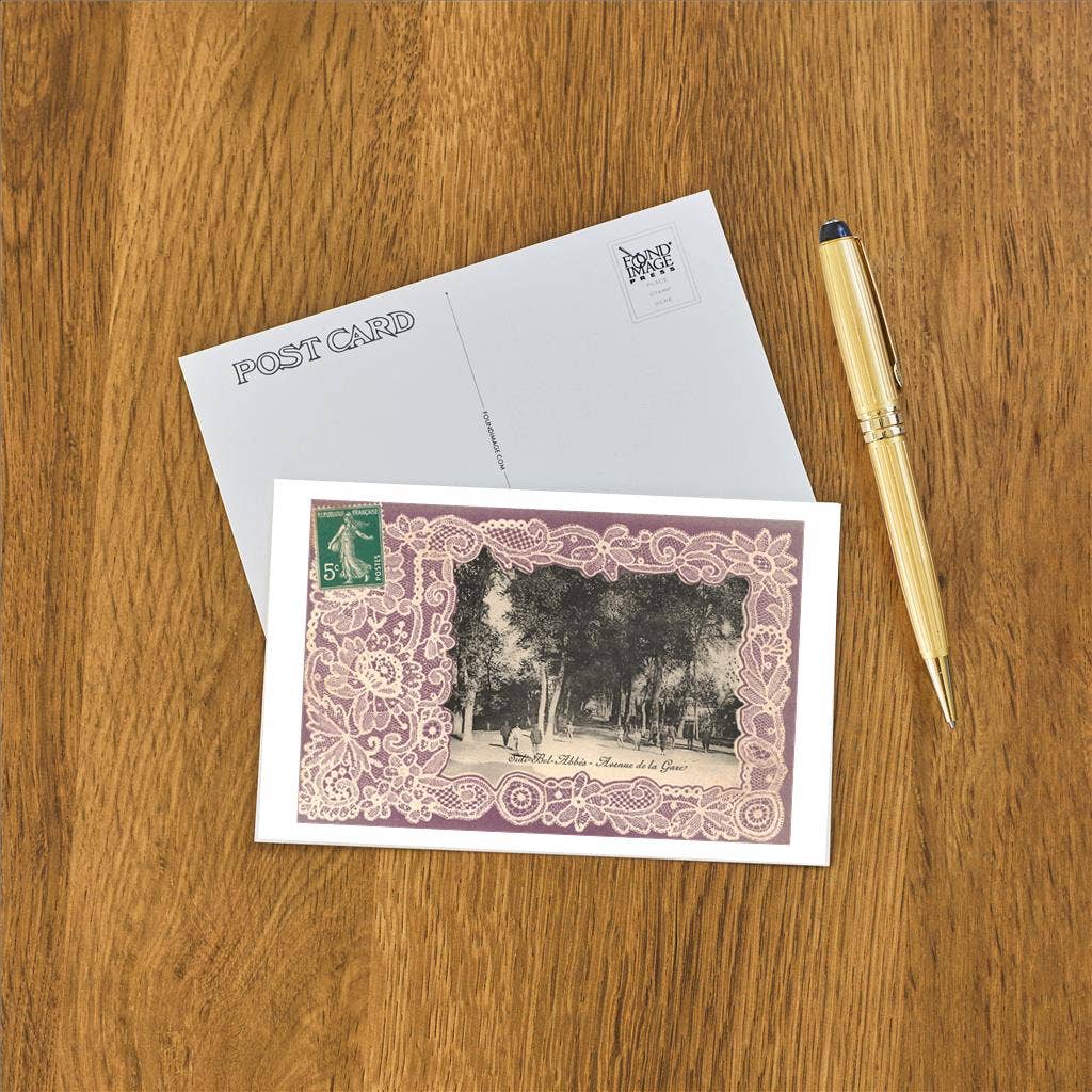 Found Image Press - Vente Cartes postales - Carte postale PS-169 Sidi Bel Abbès - Avenue de la Gare, Lacy Fre1