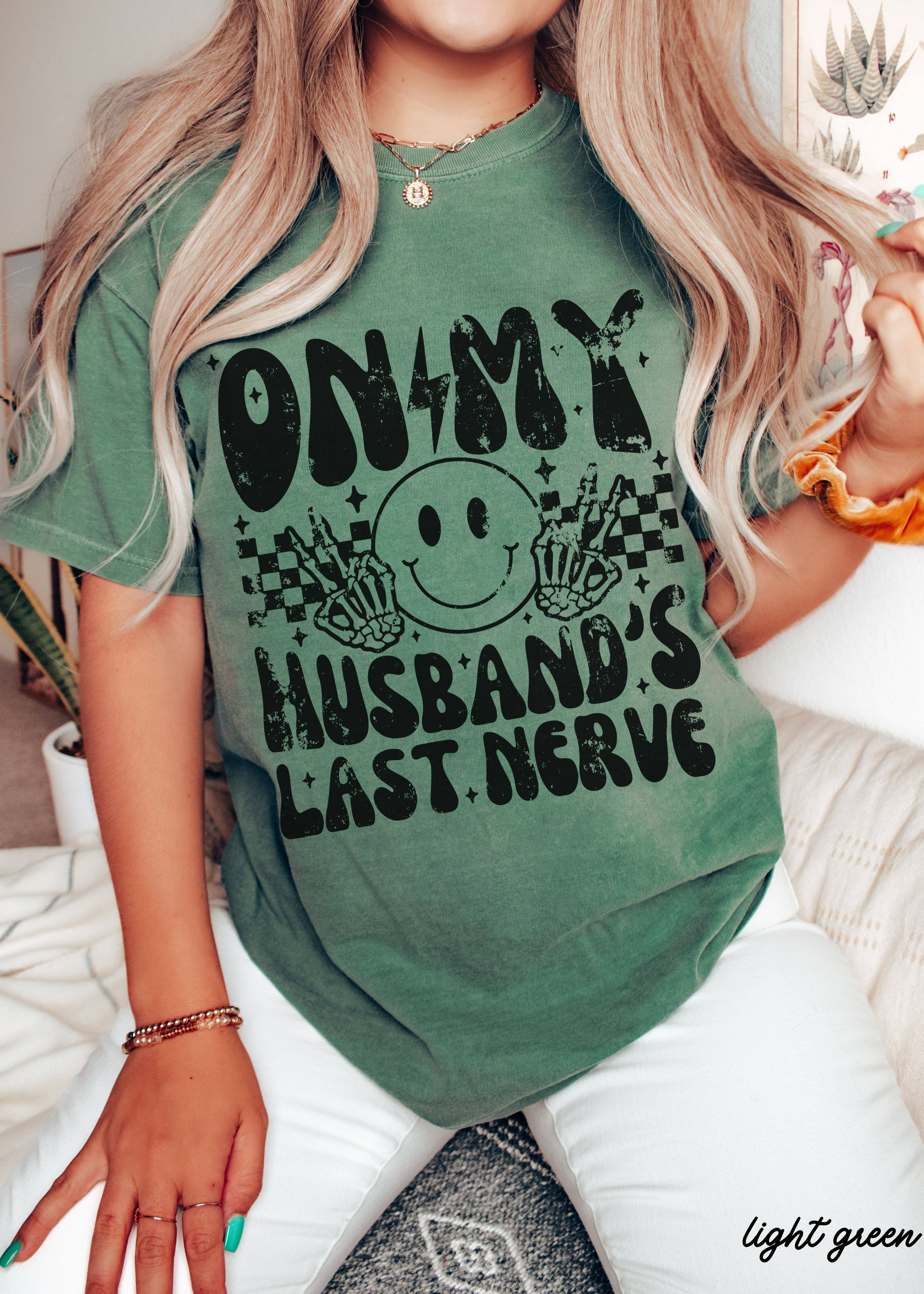 Chloe Vs Tank - Wholesale Screen Printed T-Shirt - Unisex - Husbands Last Nerve FRONT PRINT Tee *8 Colors (S-3X)7