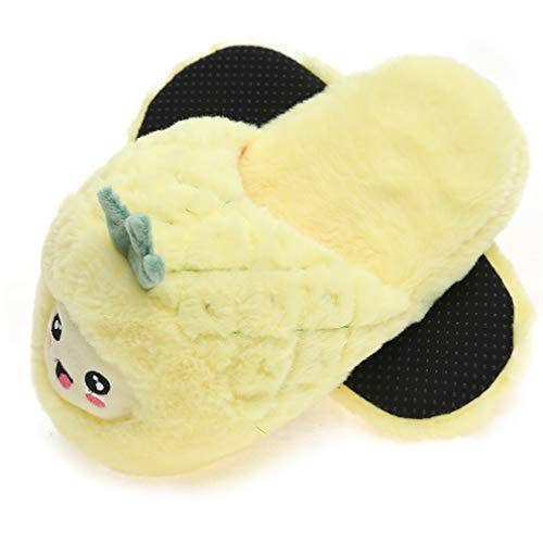 Millffy - Wholesale Slippers - Women's - Millffy Plush Pitaya Slippers Avocado Slipper fruit Pineapple funny Slippers6