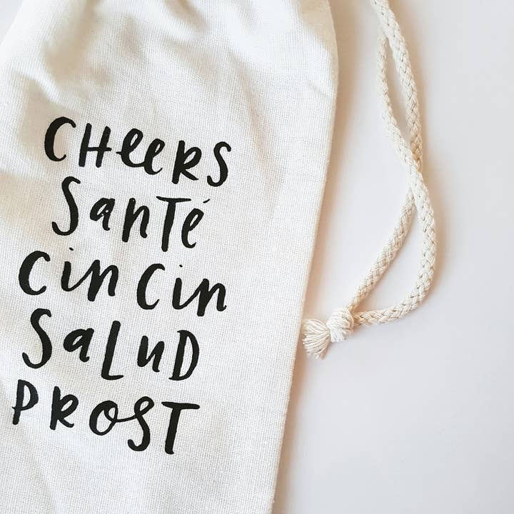 In the Daylight - Wholesale Wine gift bag - Cheers Canvas Wine Bag3