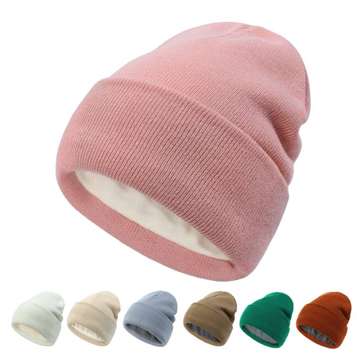 Cuffed Beanie Soft Fleece Lined Ski Hats for wholesale by MKS America