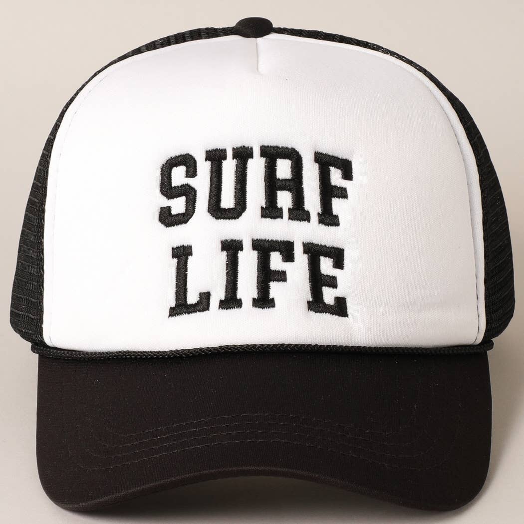 Fashion City - Wholesale Trucker Hat - Women's - SURF LIFE Foam Trucker Cap0
