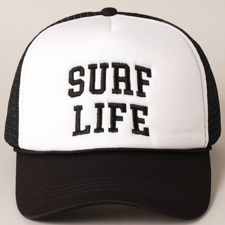 Fashion City - Wholesale Trucker Hat - Women's - SURF LIFE Foam Trucker Cap