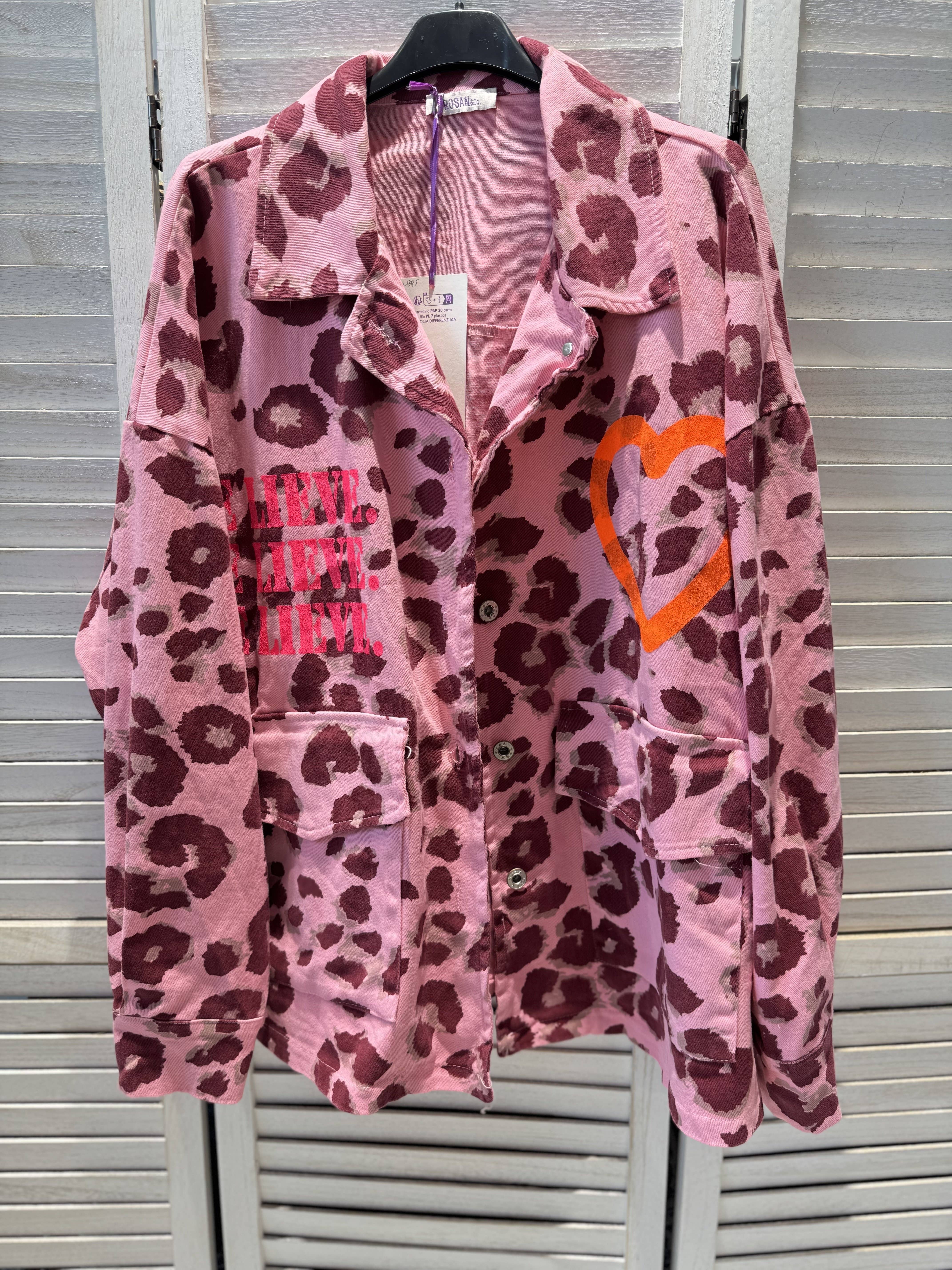 roze Bedrukte jas met lange mouwen voor groothandel op Faire5