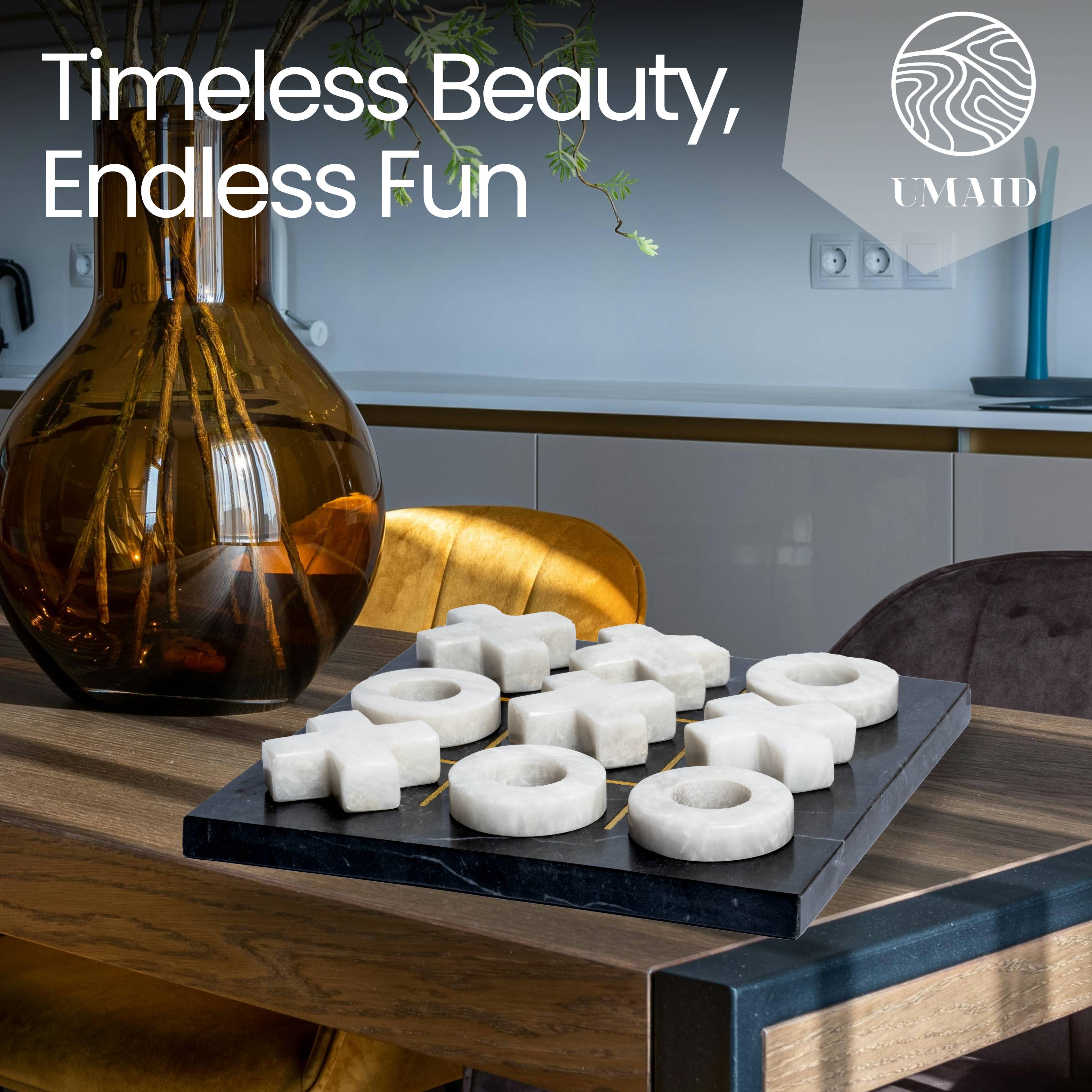 UMAID PRODUCTS - Wholesale Board Game - Marble Tic Tac Toe Game2