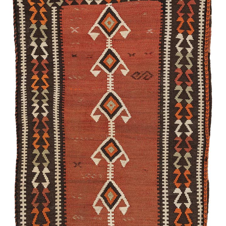 1'8'' x 3' Vintage Handmade Turkish Kilim Small Rug for wholesale by Rugtolia