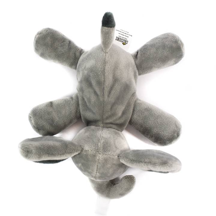 KINREX - Venta al por mayor Clip para chupete - Bebé - Chupete gris con forma de elefante bebé, animal de peluche con forma de elefante, 7 pulgadas