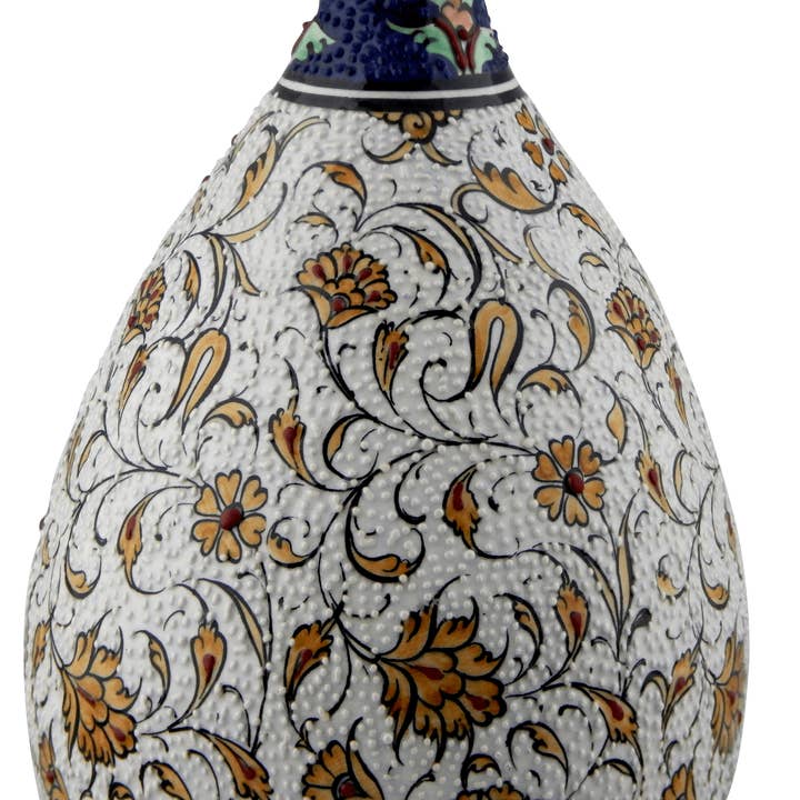 Vintage Pillows Store - Wholesale Vase - Turkish Ceramic Vase with Mediterranean Style