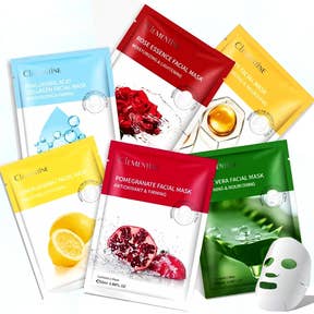 ZAHRA Aujourd'hui pack varié de masques faciaux Clementine pour la vente par ZAHRA Today