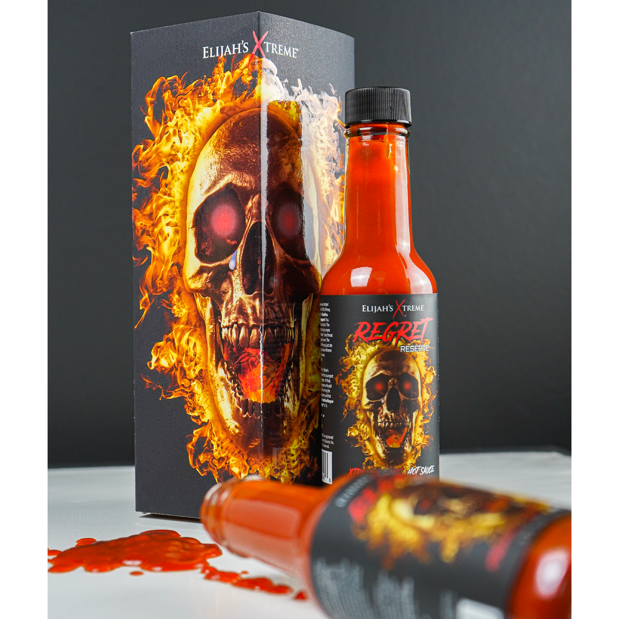 Elijah's Xtreme Gourmet Sauces – Engroshandel Hot sauce – Regret Reserve i æske5