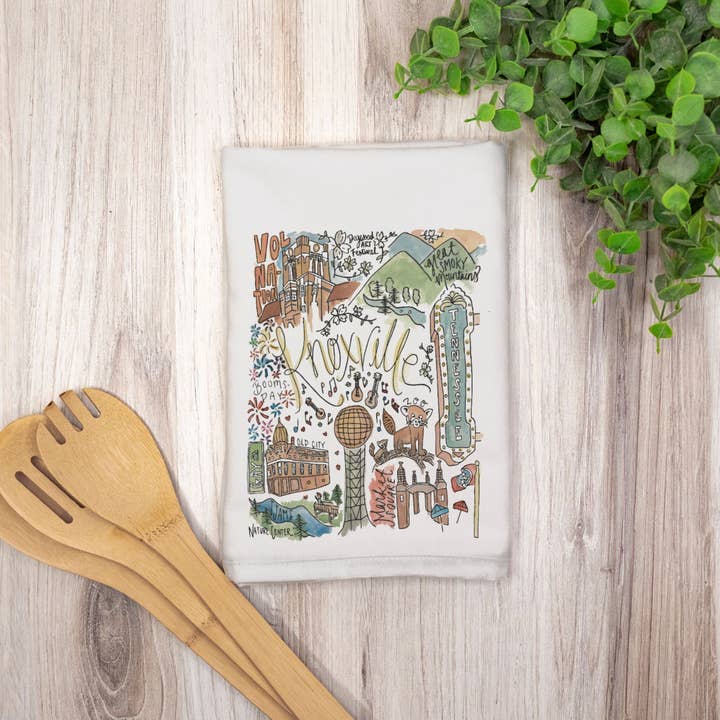 Aquarell-Heimat-Geschirrtuch für den Großhandel von Signet Sealed