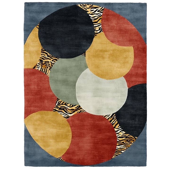 Tiger Moon Hand Tufted Wool Rug for wholesale by Maia Homes