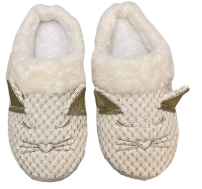 MB SMERWICK SA - Vente Chaussons – femme - Chaussons d’intérieur pour femmes motif chat en fourrure - 2 couleurs - tailles 36 à 41 - MB SMERWICK SA1