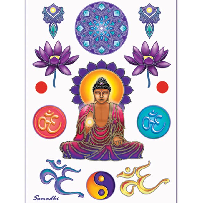 Tattoo Body Art Samadhi Tattoo for wholesale by Mandala Arts