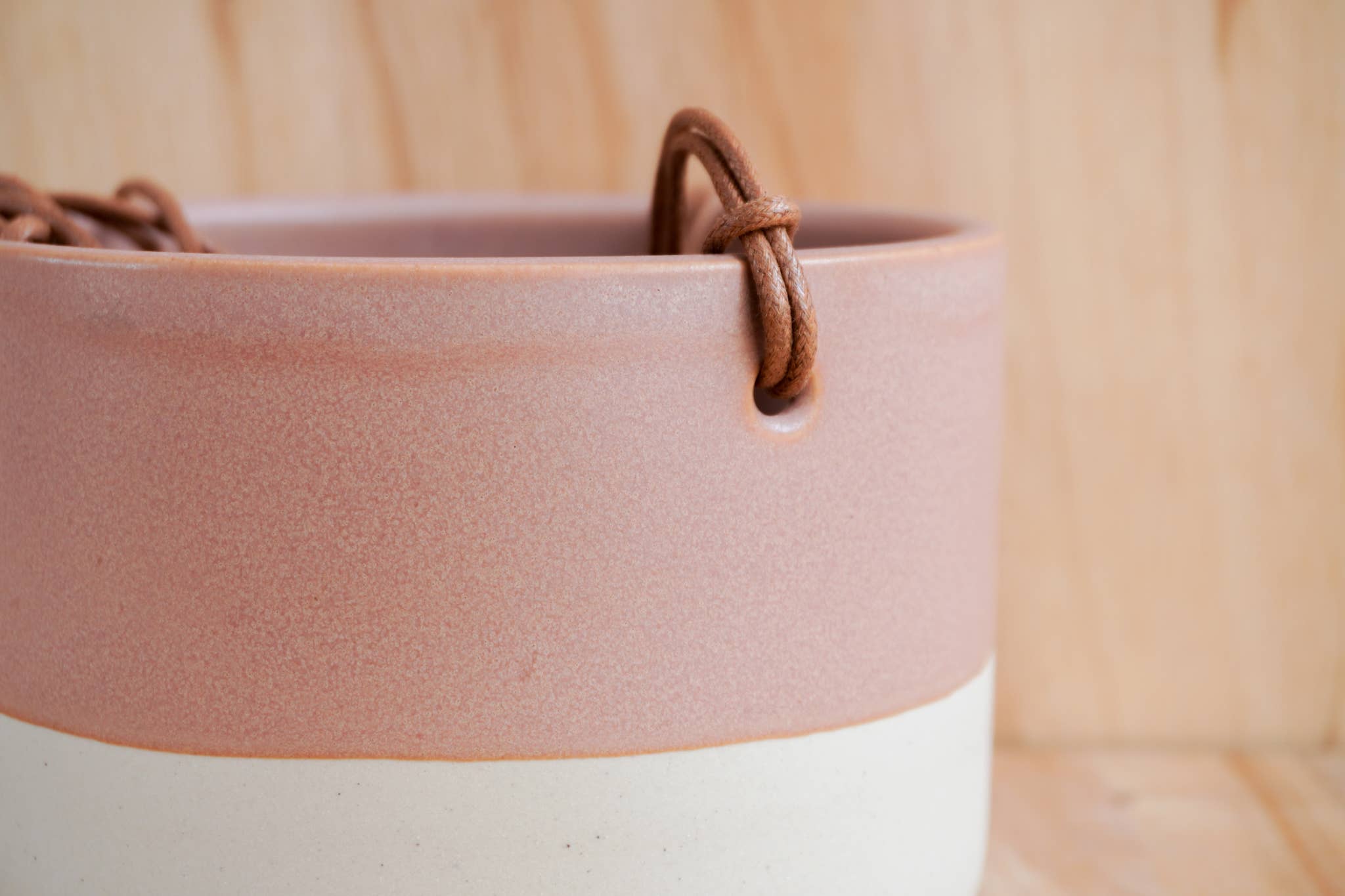 Shelby Page Ceramics - Wholesale Hanging Planter - Hanging Planter - Core Glazes11