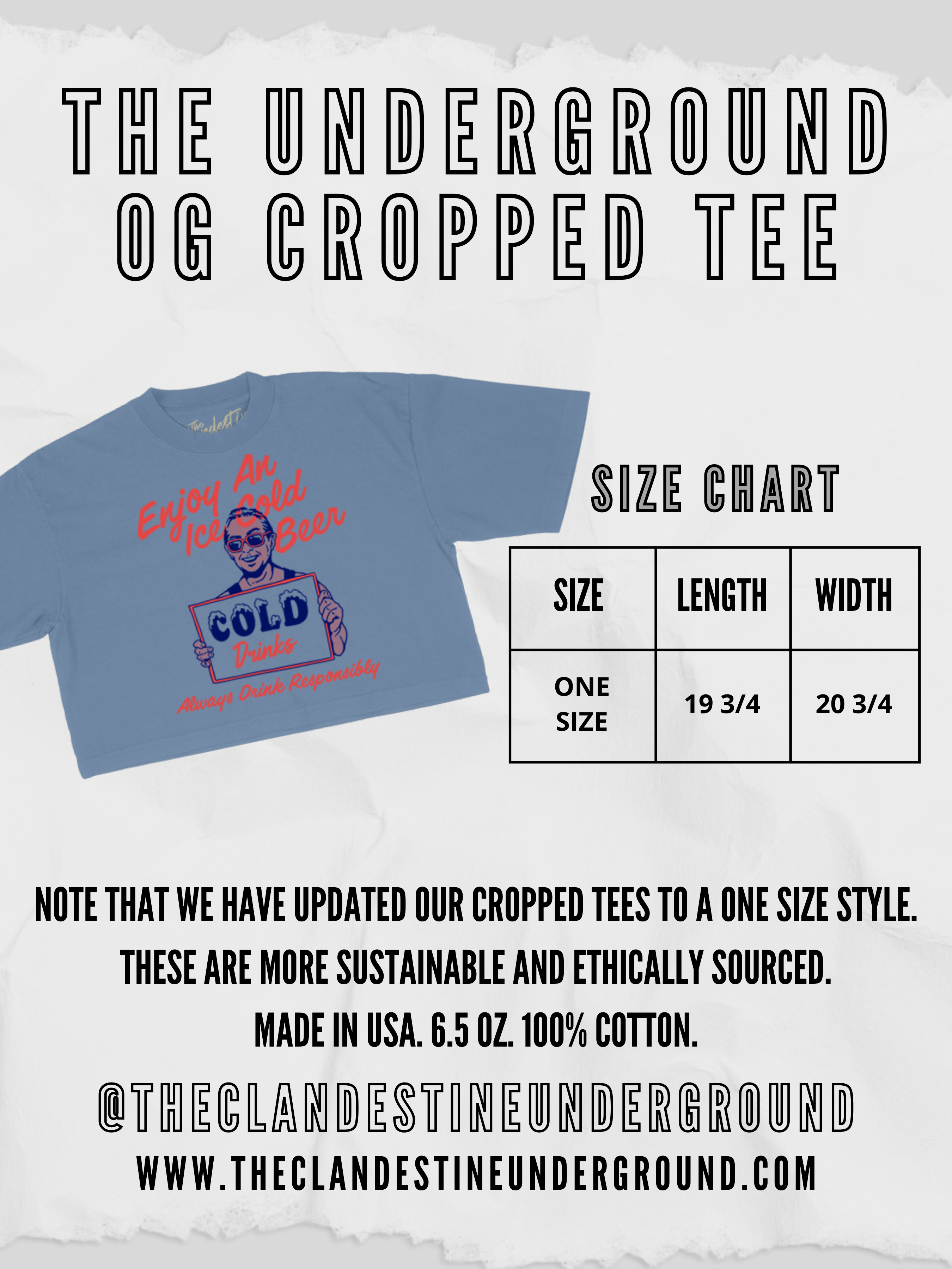 The Clandestine Underground – Großhandel T-Shirt mit Siebdruck – Damen – Pizza & Wine Club Lifestyle Cropped T-Shirt2