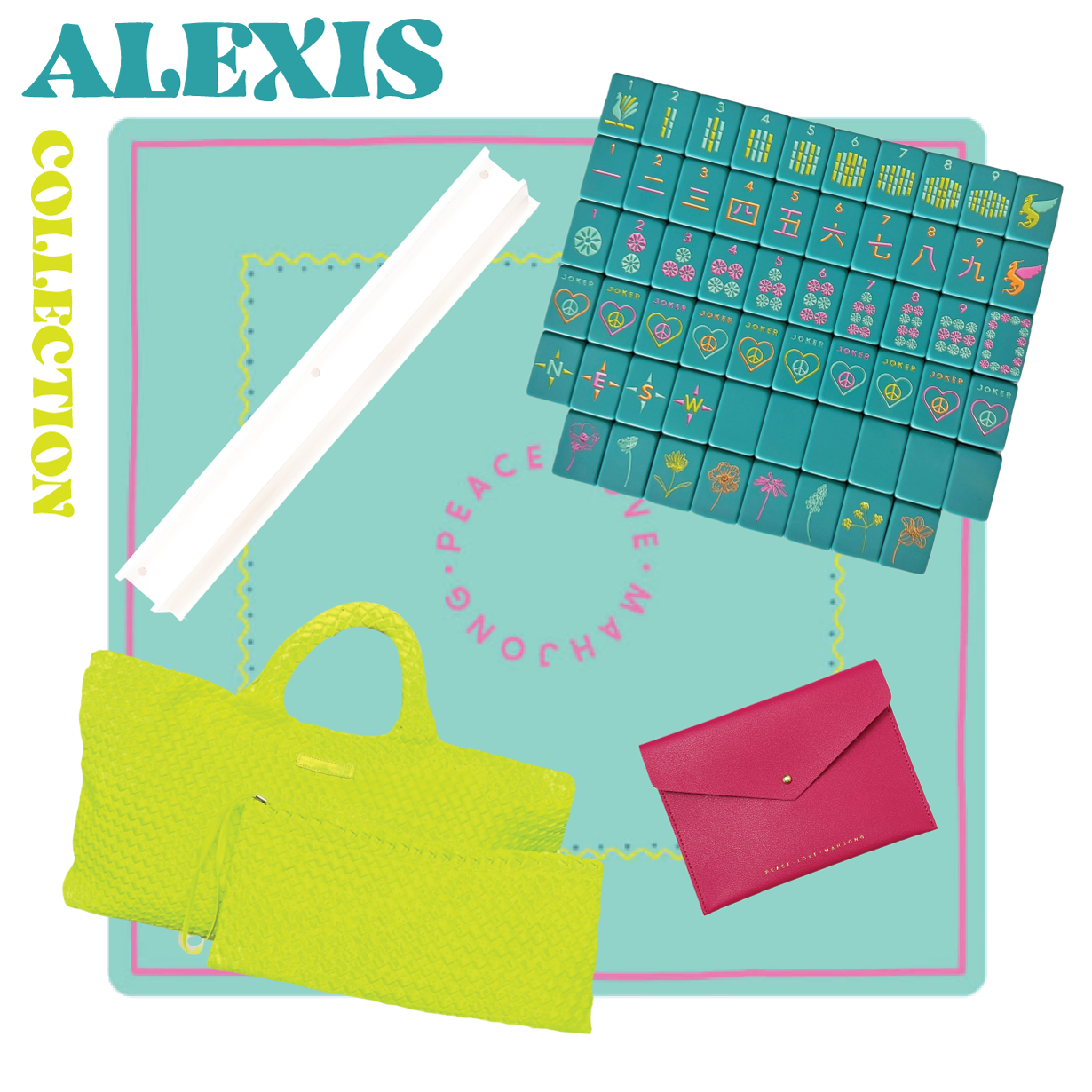 OG Mahj Tiles - Totally Teal for wholesale on Faire4