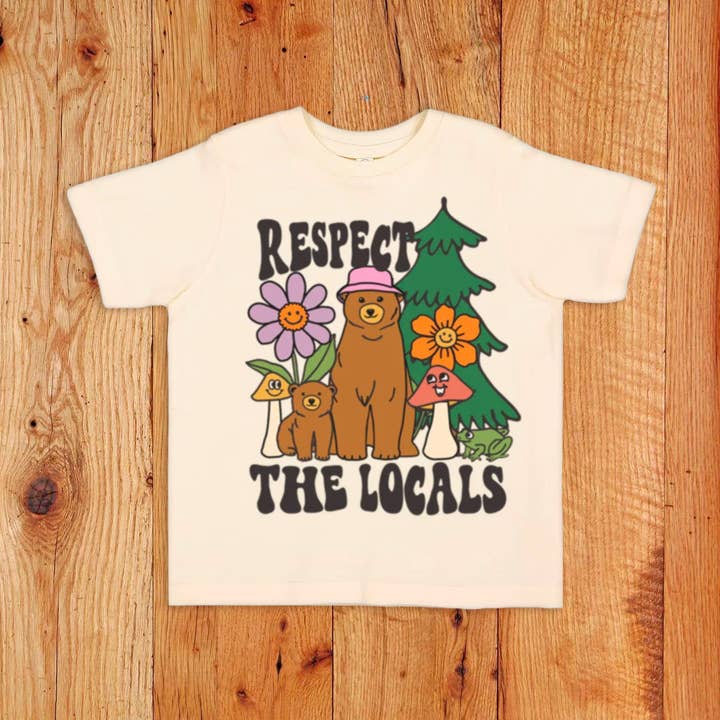 Respect The Locals | T-shirt pour tout-petits pour la vente par Of These Mountains
