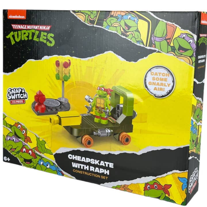 Well Played - Wholesale Toy Set - Kids - TMNT Construction Set Cheapskate with Raph