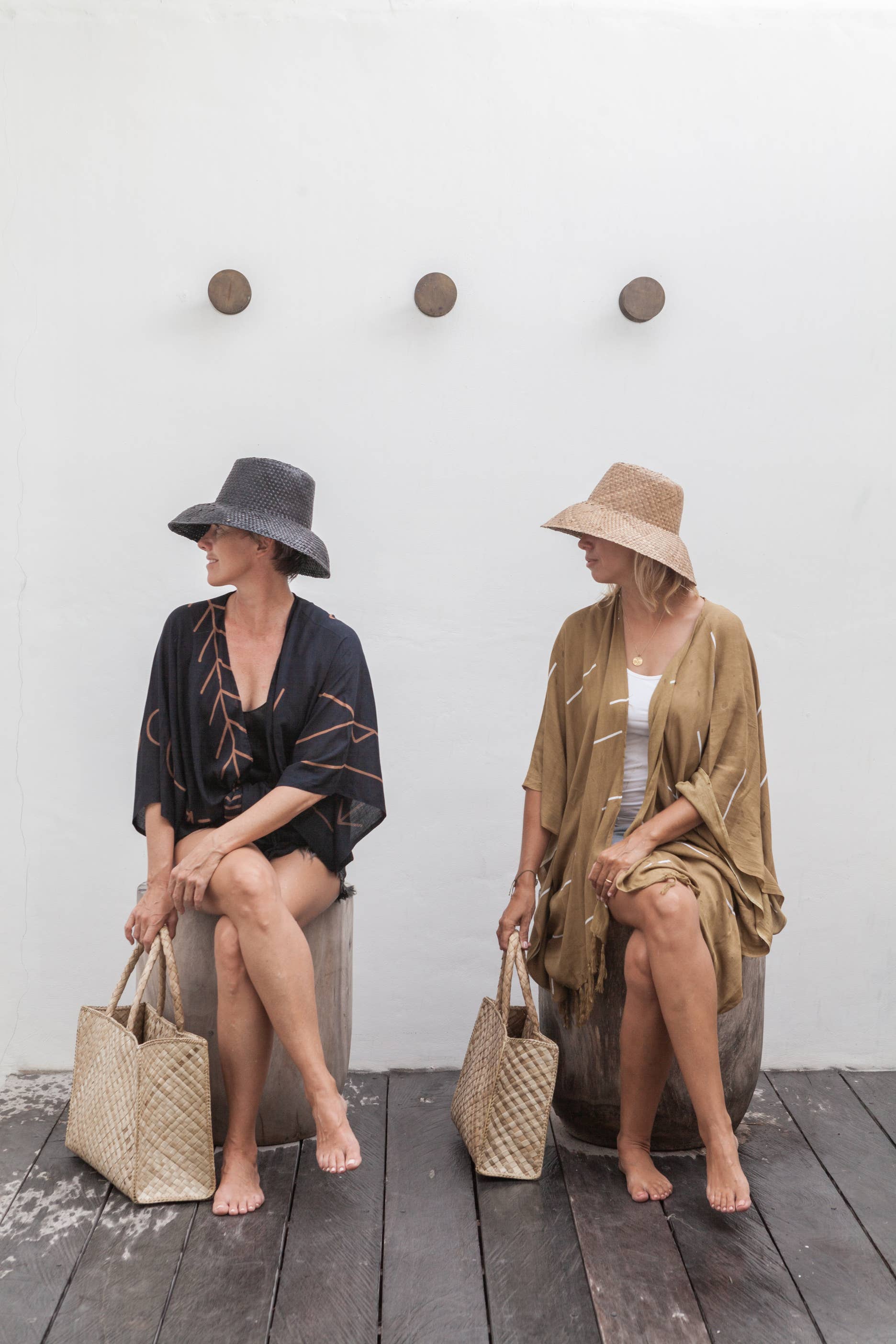 Village Thrive - Wholesale Bucket Hat - Women's - Woven Bucket Hat in Amber5