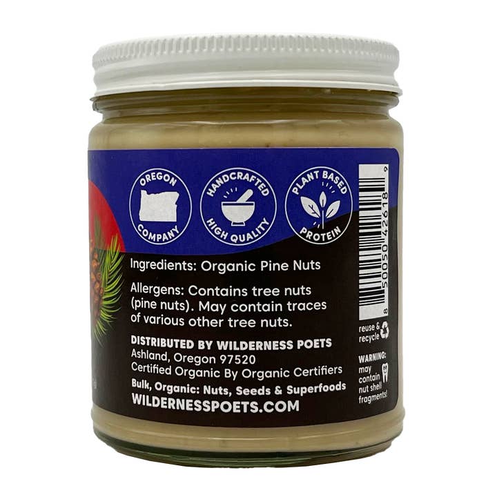 Wilderness Poets - Wholesale Nut Butter - Organic Pine Nut Butter9
