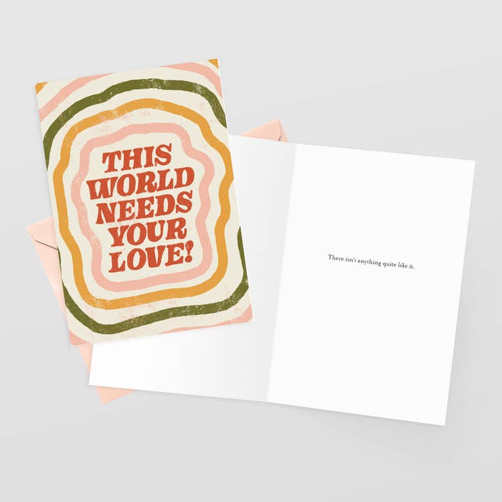 To Write Love on Her Arms - Wholesale Love Card - This World Greeting Card