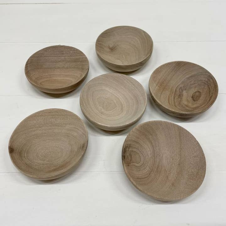 Kleines Schälchen aus Walnussholz XS für den Großhandel von ByBazz