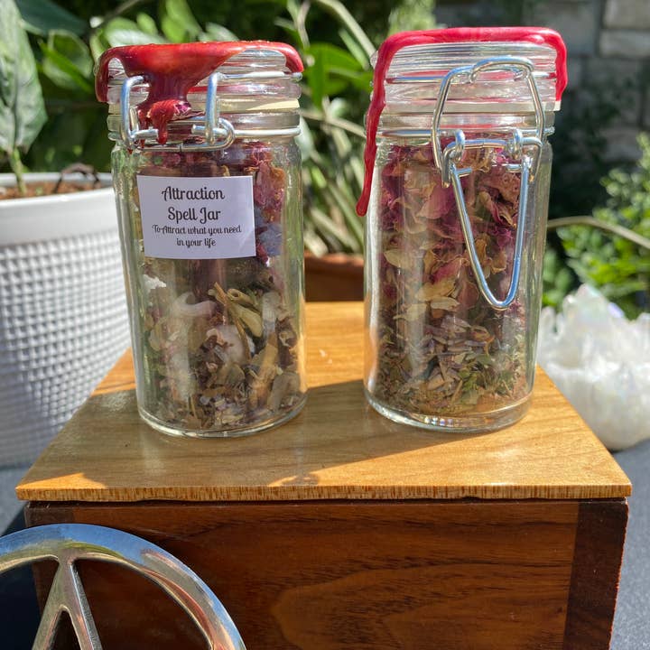 Attraction Spell Jar- To Attract What You Need in your Life for wholesale by You Are Uniquely Magic