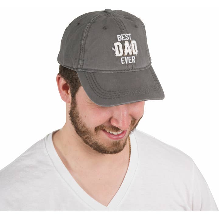 Pavilion - Wholesale Baseball Cap - Men's - Best Dad - Dark Gray Adjustable Hat2