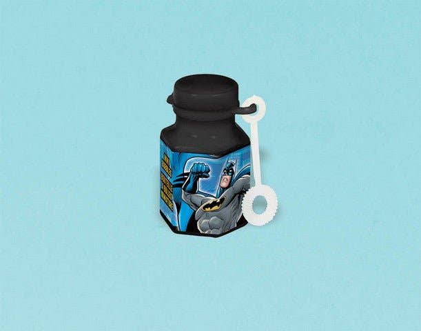 Party Expo, LLC - Wholesale Bubble wand – Child - Batman Mini Bubbles Black0