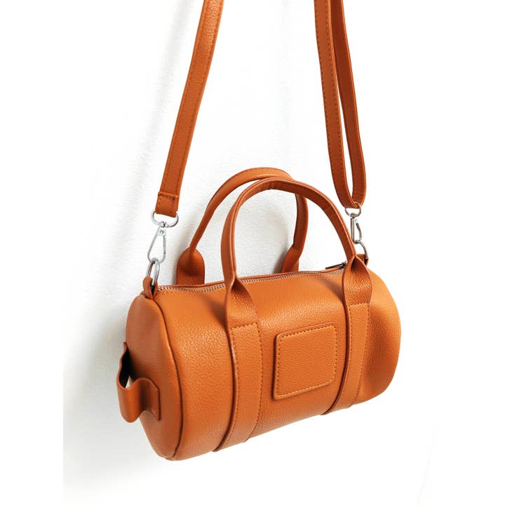 Superbia – wholesale Crossbody bag – Women's – Small Soft Duffle Bag with Long Strap Silver Hardware-665511