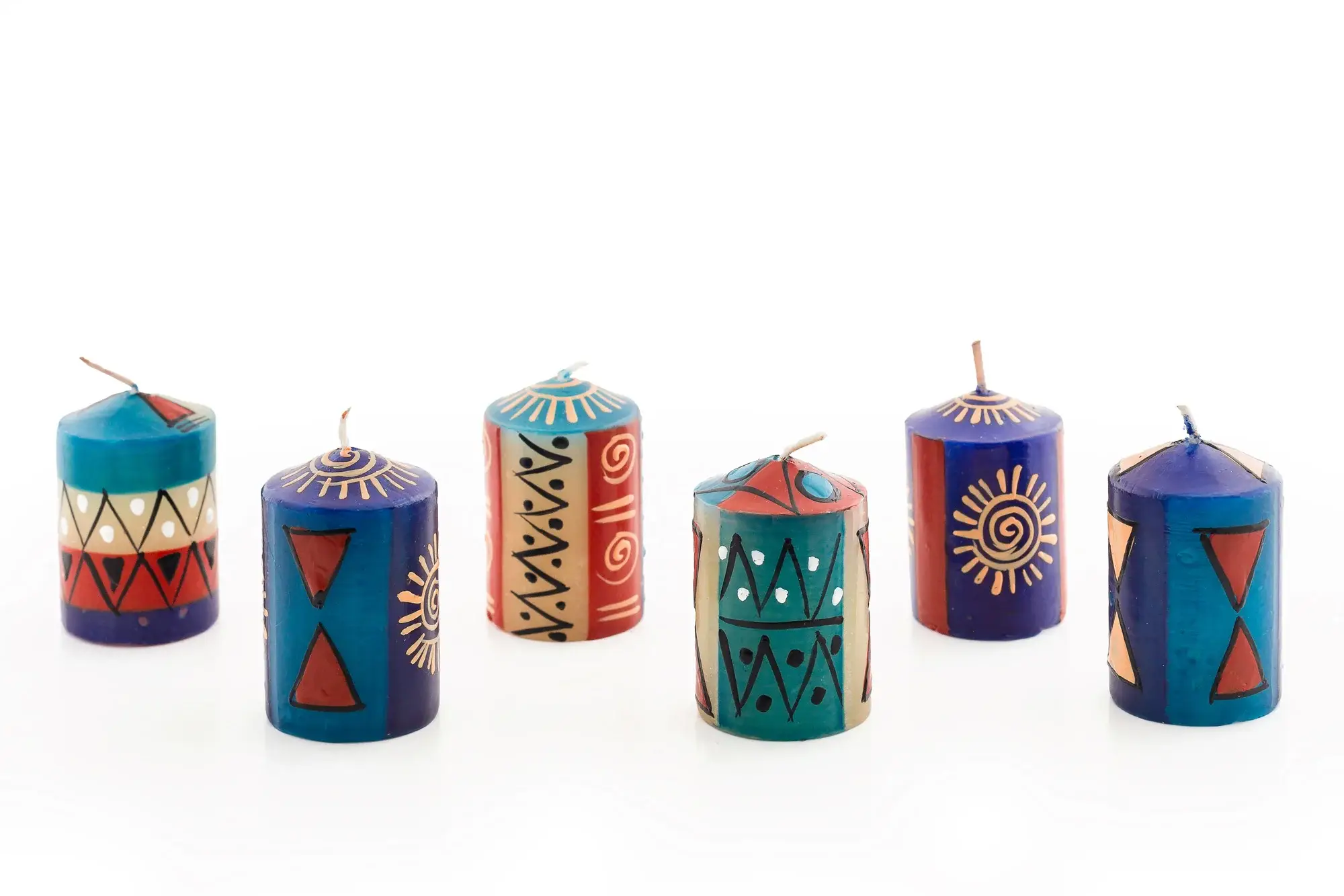 Thumbprint Artifacts – wholesale Tapered candle/candlestick – African Sky Candle6