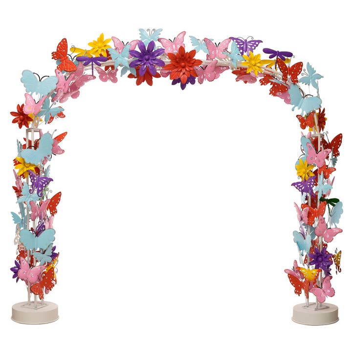 Arco de Flores de Mariposa GIGANTE de 107" para venta al por mayor de Dunn Deals