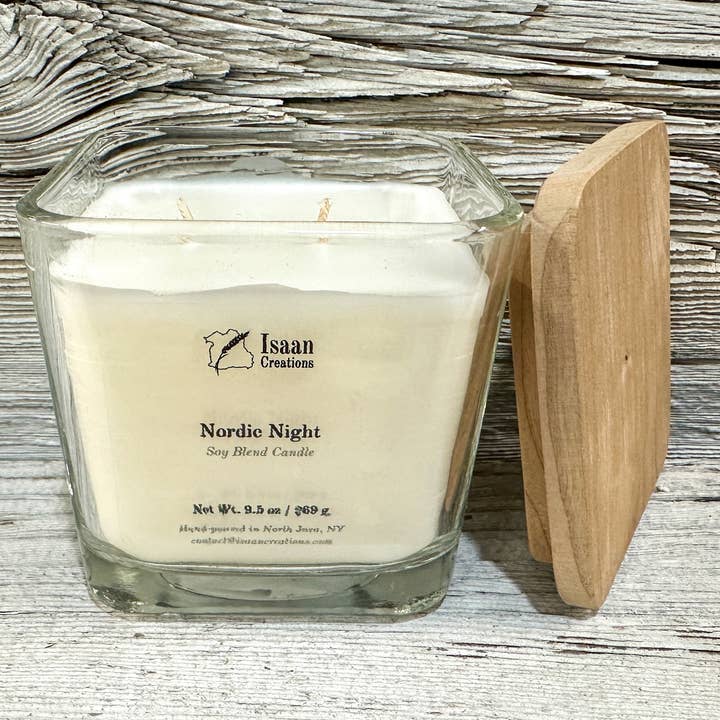 Nordic Night Candle (9.5 oz) for wholesale by Isaan Creations