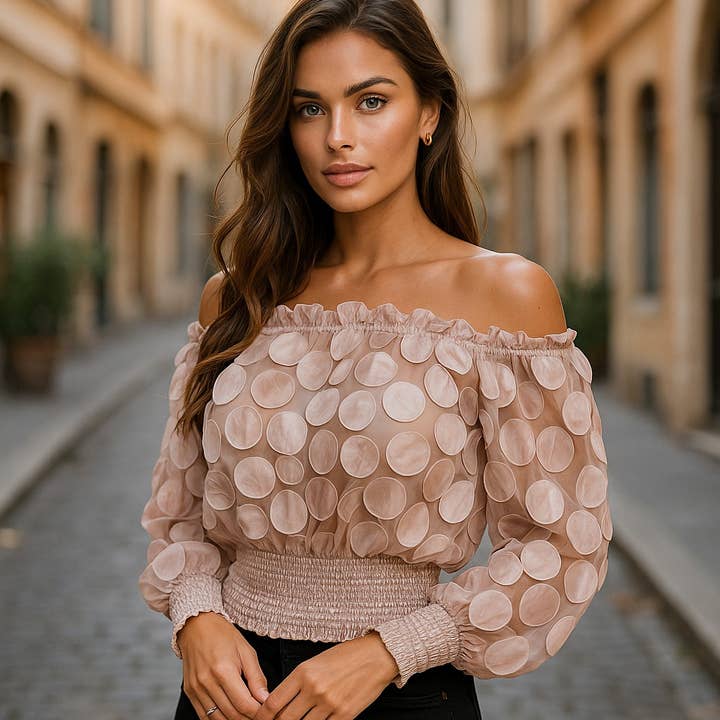 Haut rose col bateau avec taille élastique et motif satiné et autres tendances Résultats pour vêtements soirée en vente B2B. Retours gratuits et paiement à 60 jours sur Faire sur Faire.