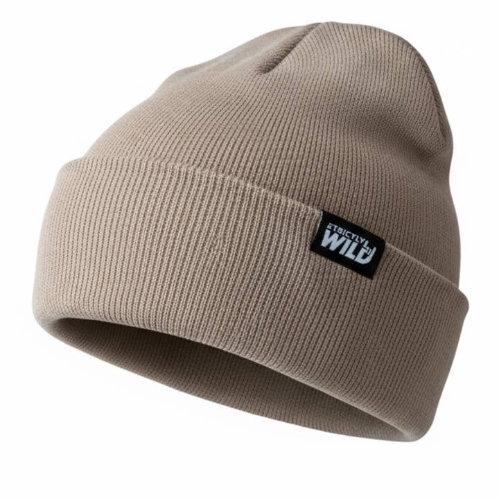 Strictly Wild - Wholesale Beanie - Kids - Trackside Tan Beanie1