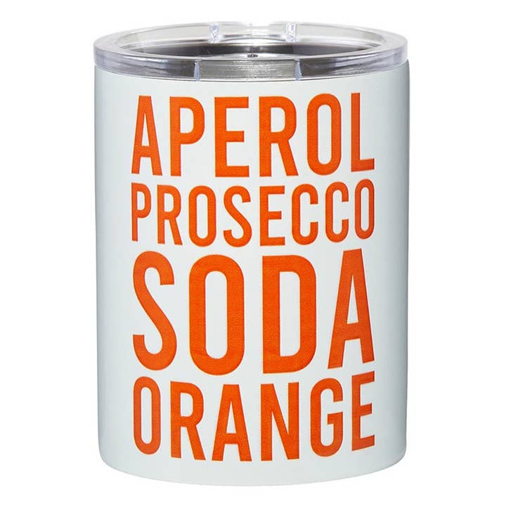 Stainless Steel DOF Tumbler - Aperol Prosecco for wholesale by Santa Barbara Design Studio by Creative Brands