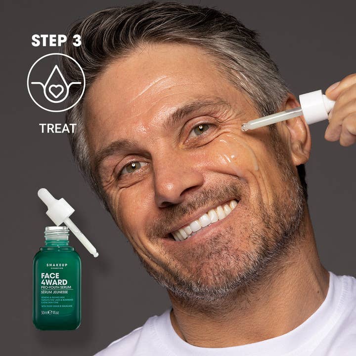 Shakeup Cosmetics - Wholesale Facial Care Set/Kit - Men's - FACE4WARD DELUXE KIT -Complete skincare routine gift for men4